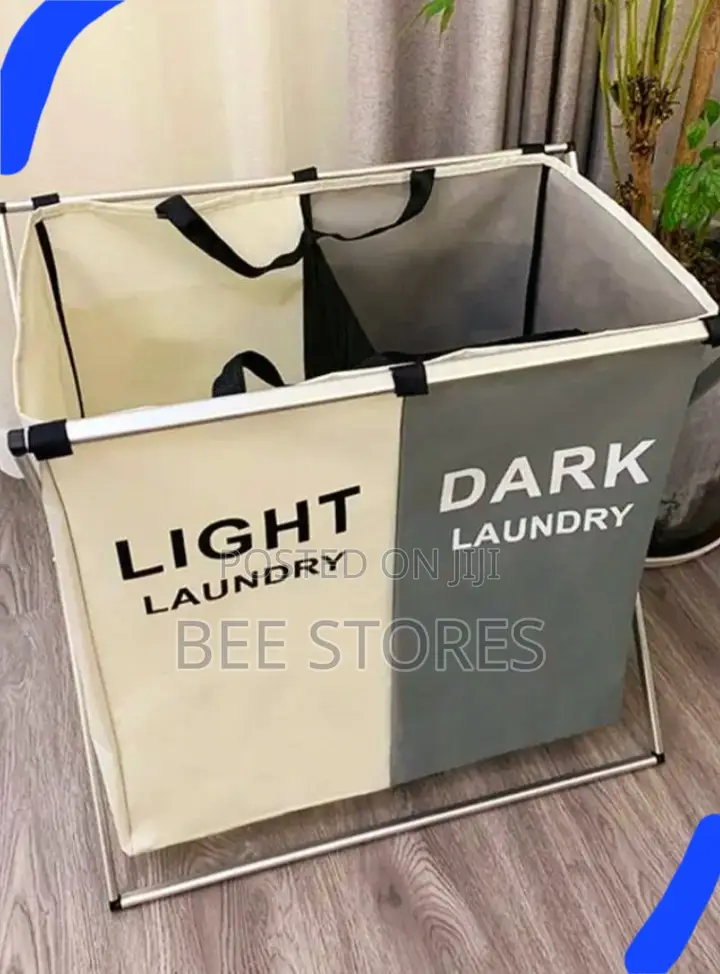 Quality 2 Section Laundry Box