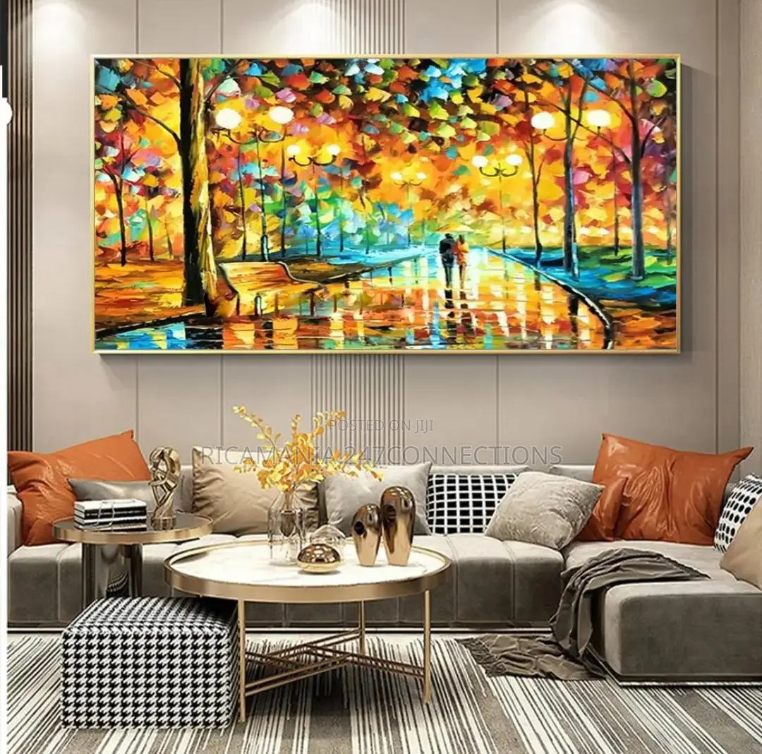 Forest City Abstract Painting