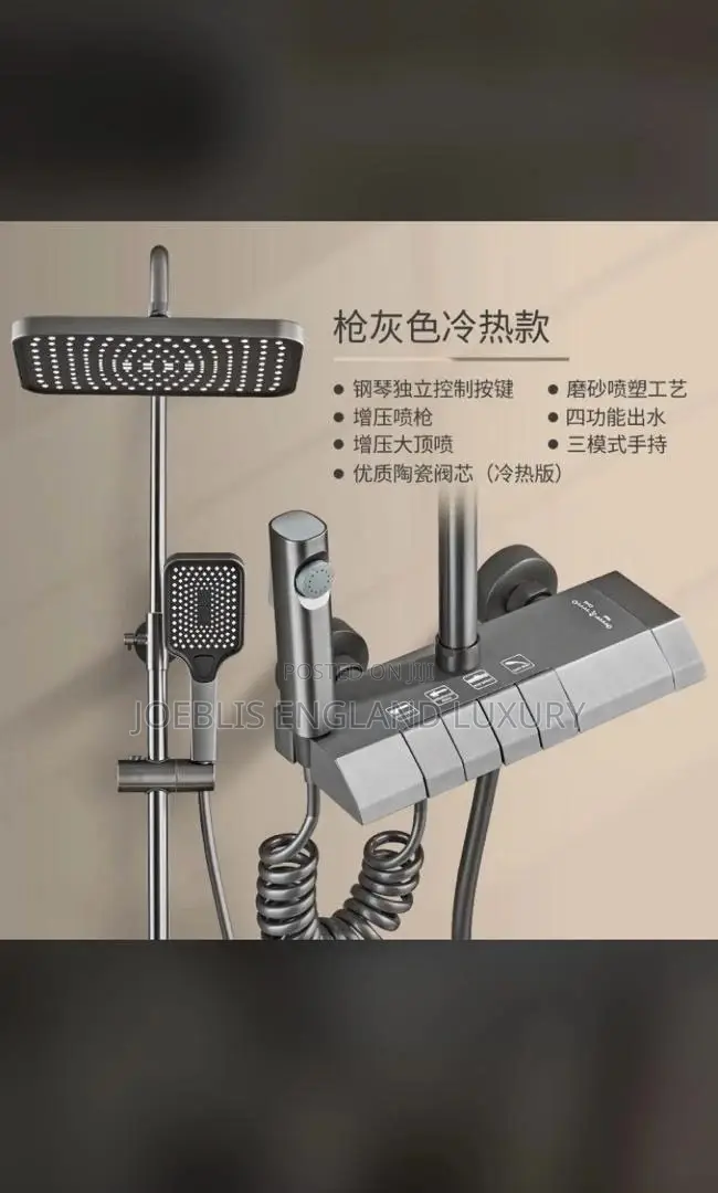 Grey Shower Mixer With Brass Quality