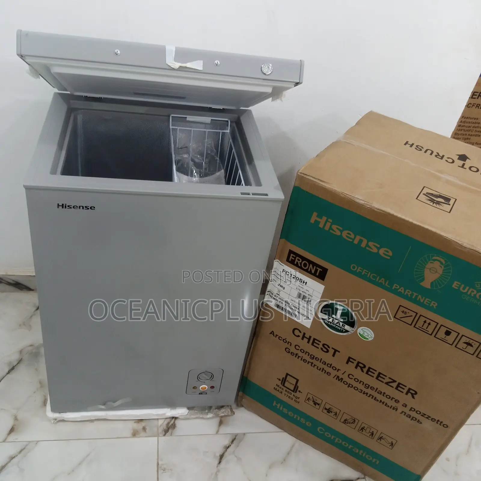 Homely Hisense Chest Freezer 95 Litres, Fc120sh