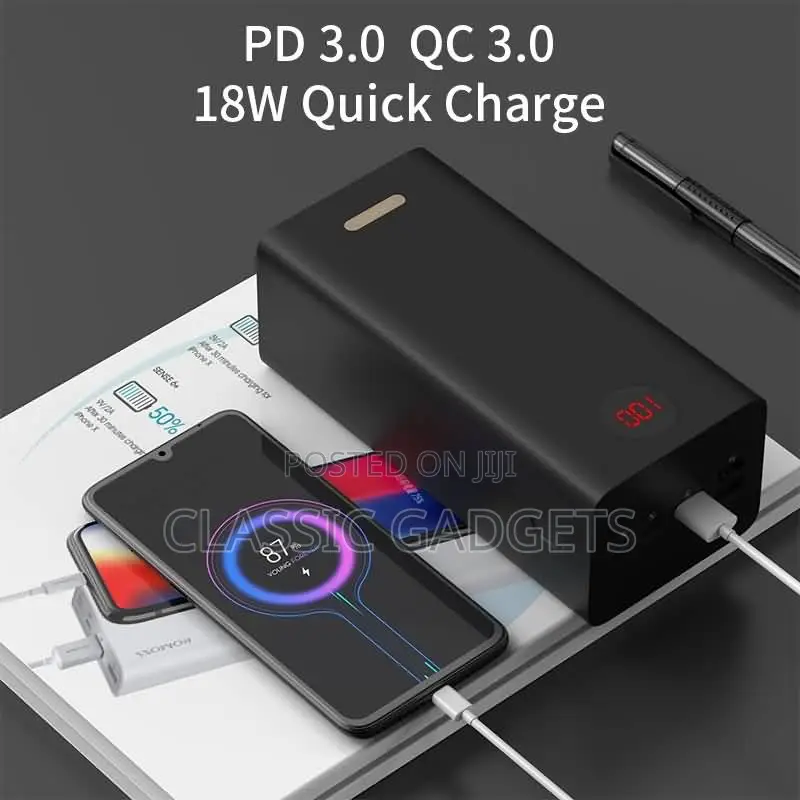 ROMOSS PEA60 Power Bank 60000mah SCP PD QC 3.0 Quick Charge