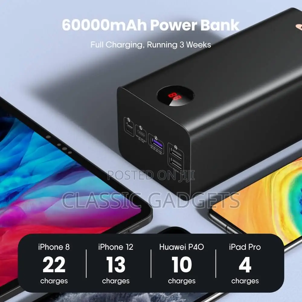 ROMOSS PEA60 Power Bank 60000mah SCP PD QC 3.0 Quick Charge