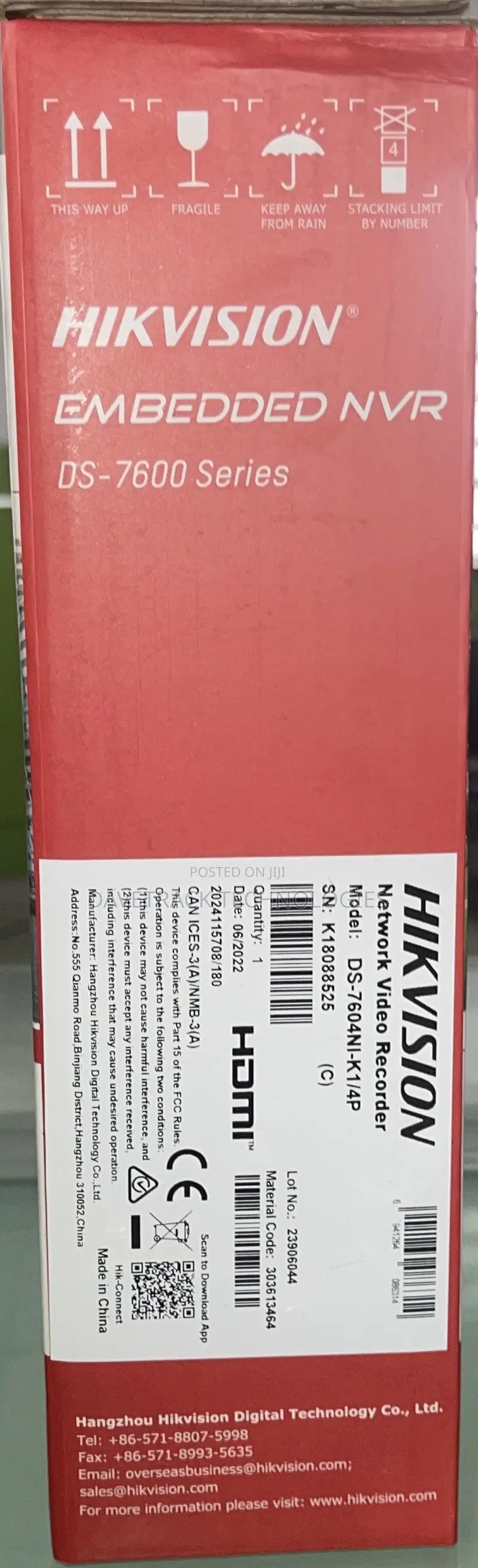 Hikvision 4 Channels NVR