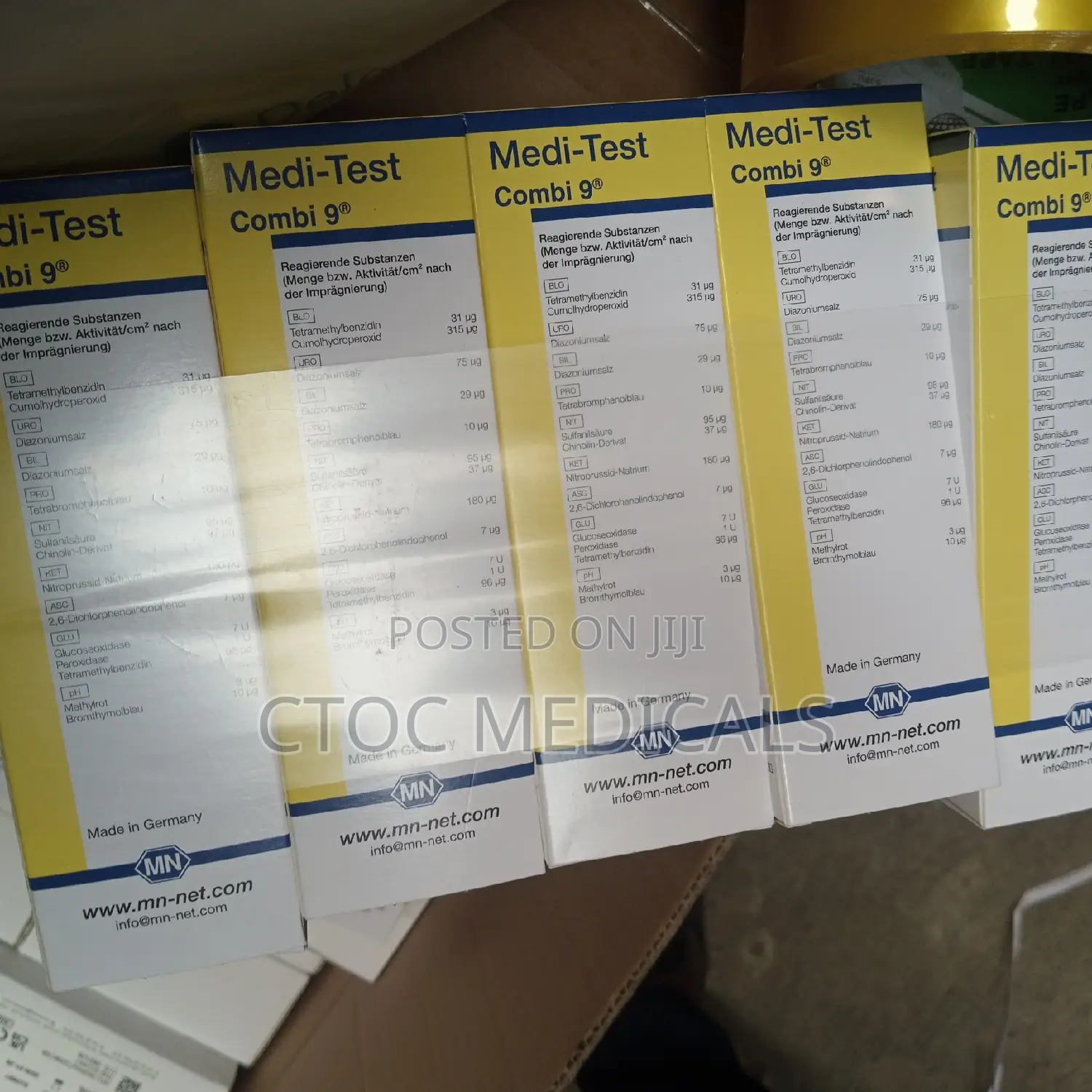 Urine Test Strips, Medi‐Test Combi 9