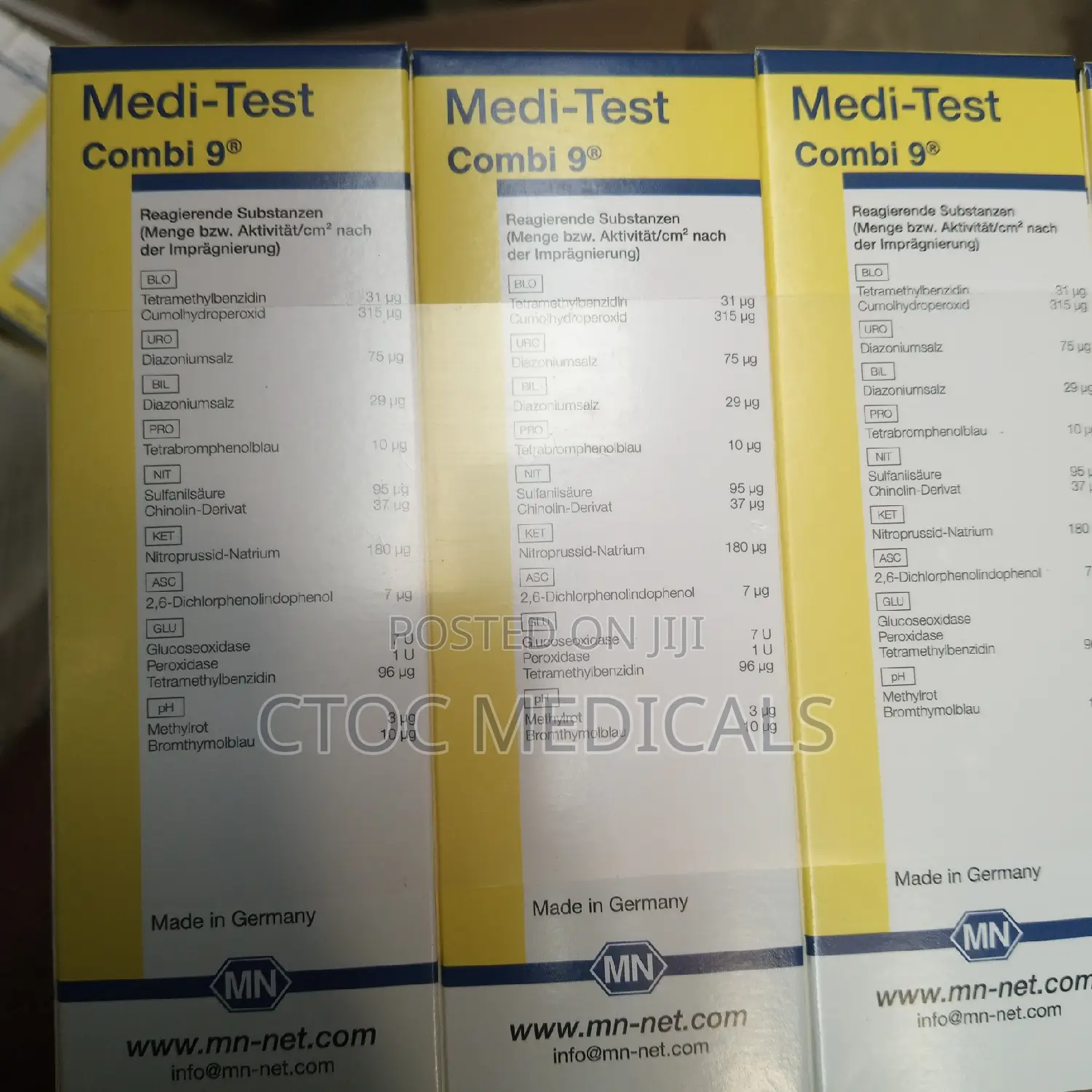 Urine Test Strips, Medi‐Test Combi 9