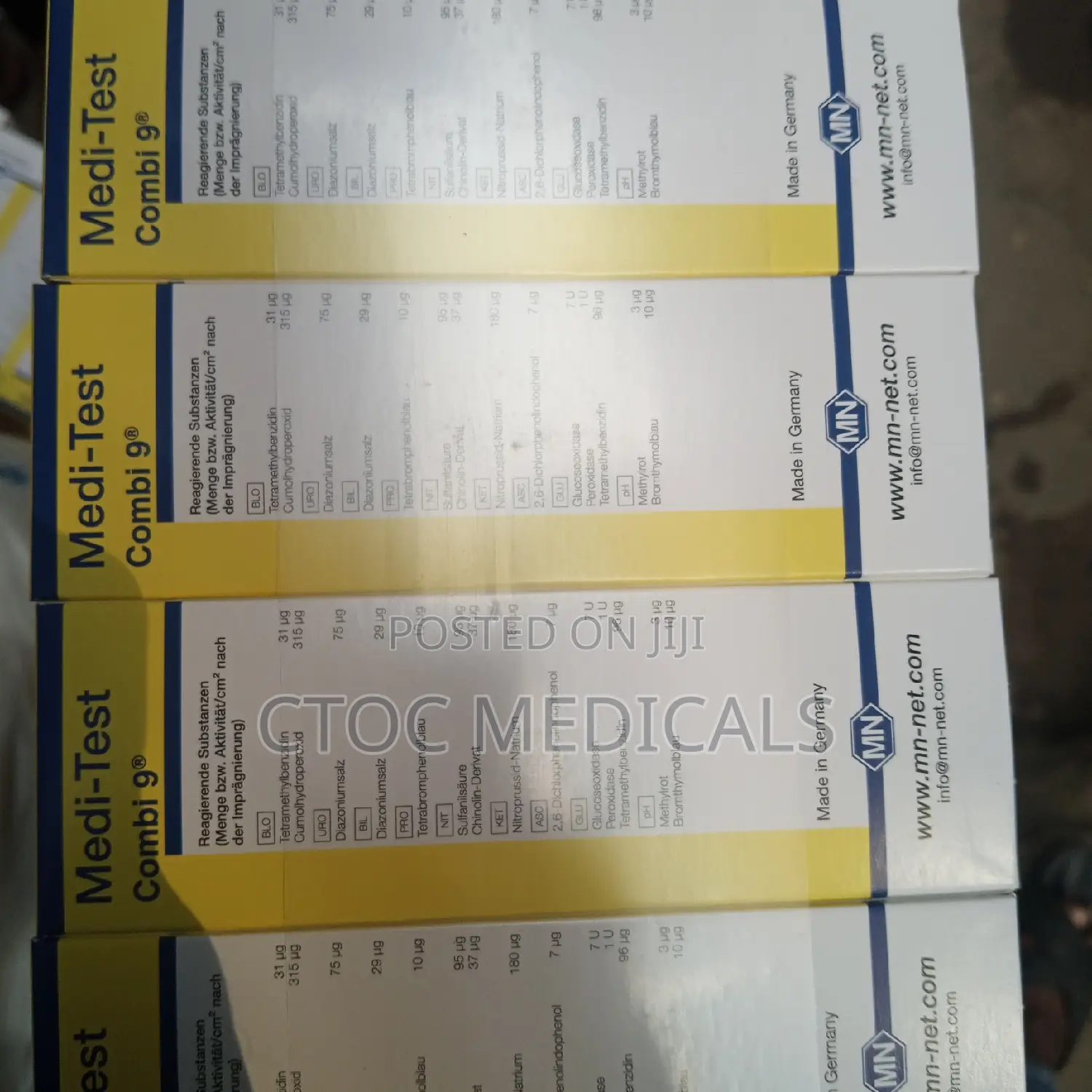 Urine Test Strips, Medi‐Test Combi 9