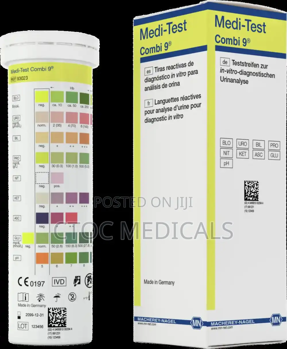 Urine Test Strips, Medi‐Test Combi 9