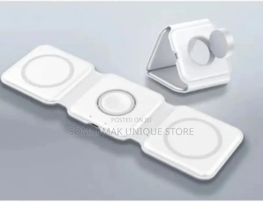 A S Magnetic Wireless Charger -3 in 1