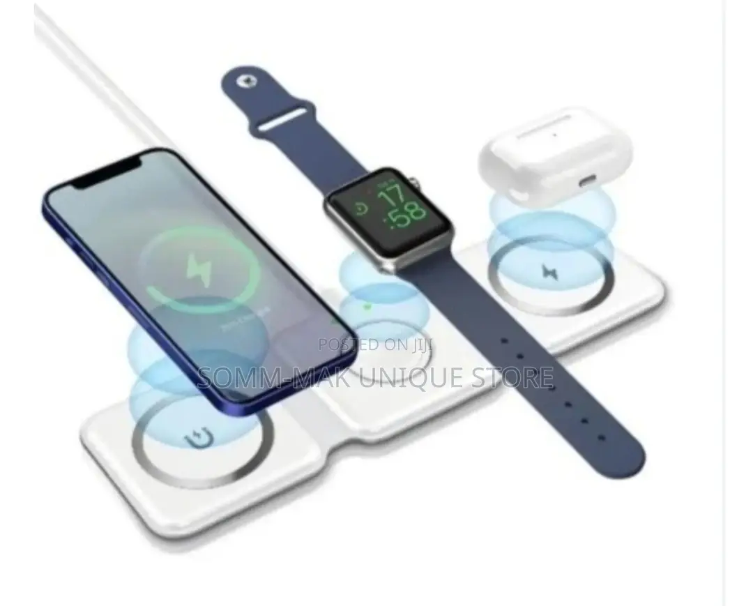 A S Magnetic Wireless Charger -3 in 1