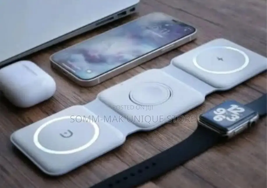 A S Magnetic Wireless Charger -3 in 1