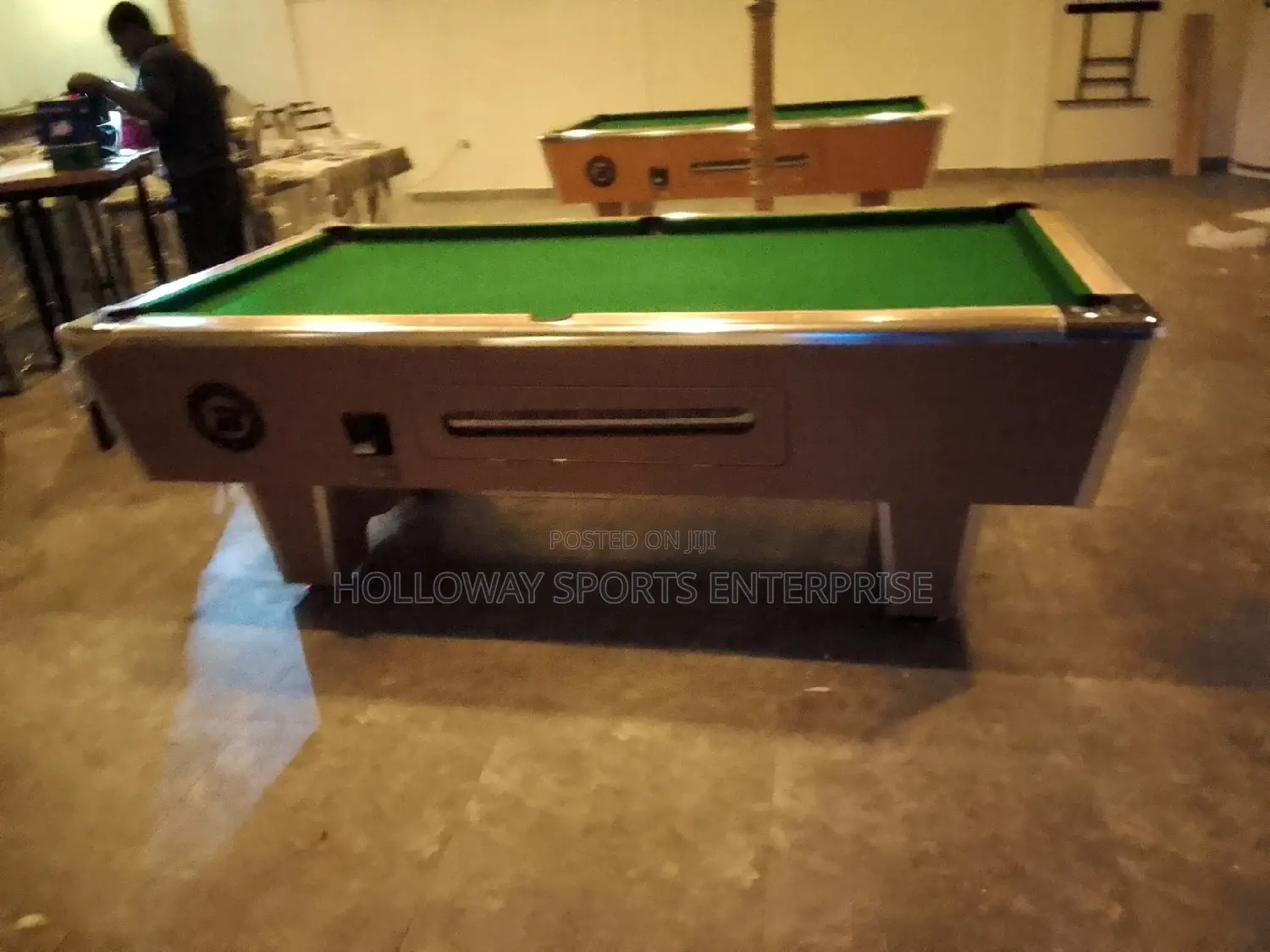 HDF Foreign British Marble Top Pool Table