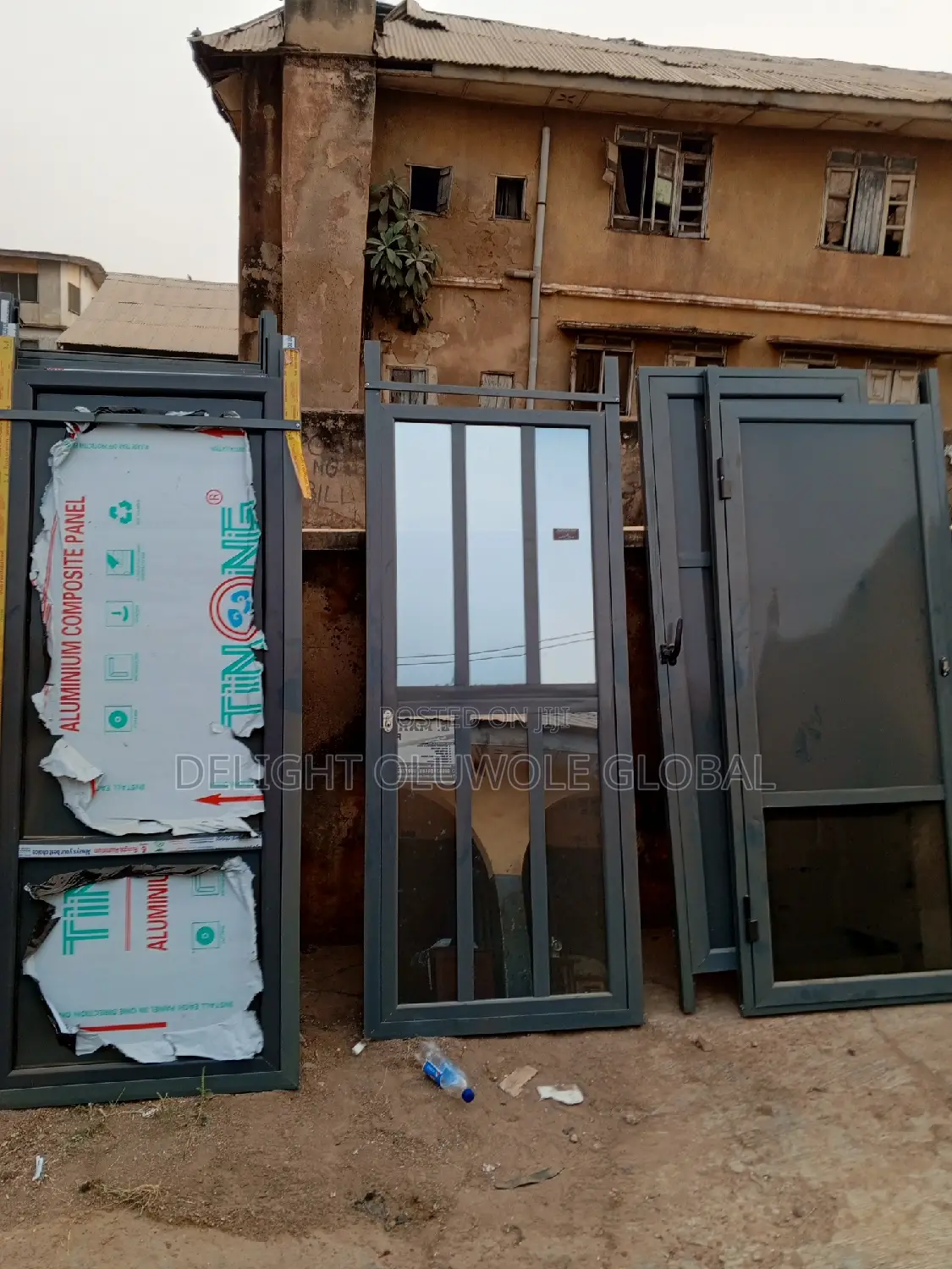 Aluminium Door With Glass