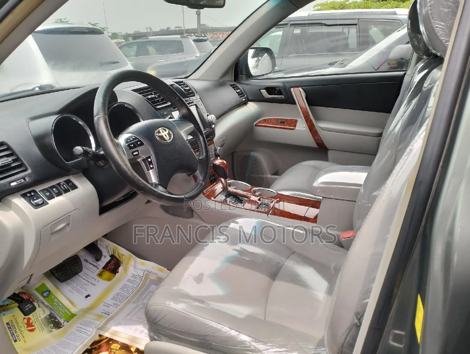 Toyota Highlander Limited 2012 Gray