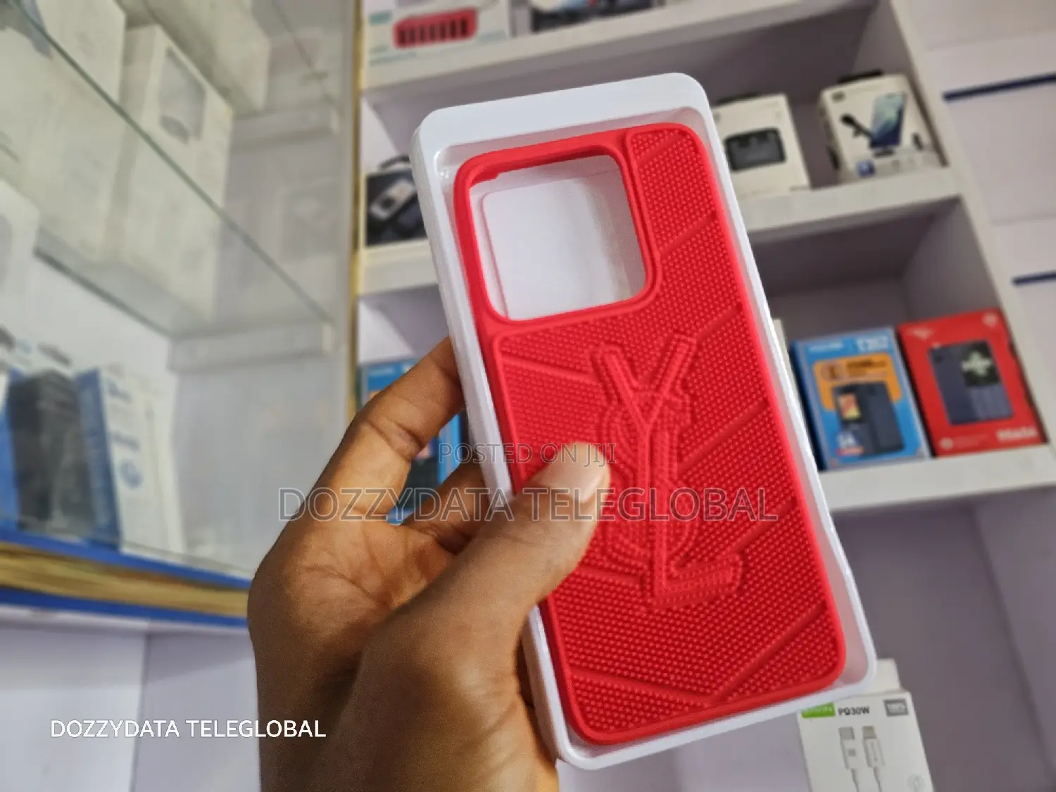 Infinix Smart 7 HD Red Silicone Case