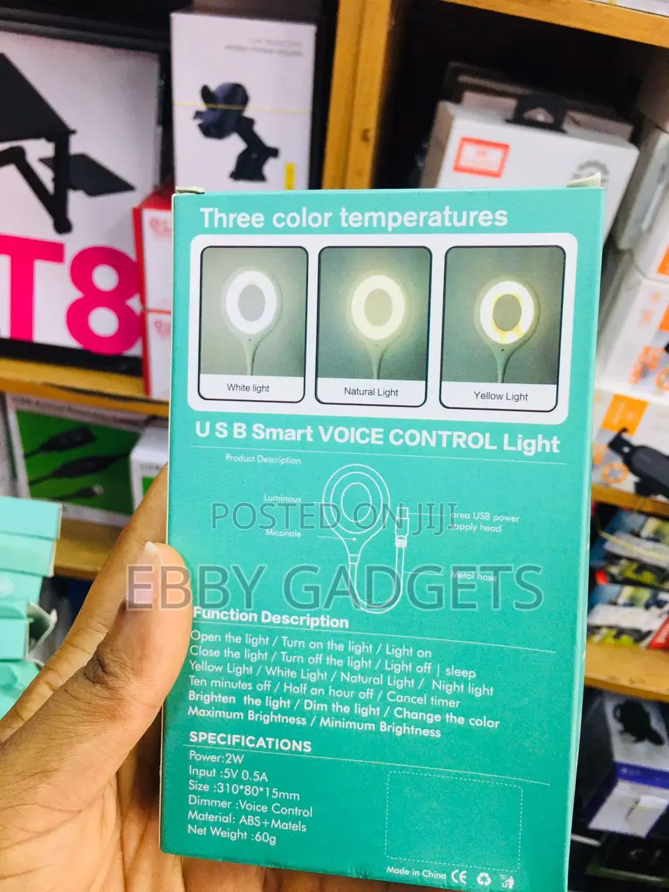 Led Intelligent Voice Control Usb Light 1pc 5v - 0.3a. 1.5W