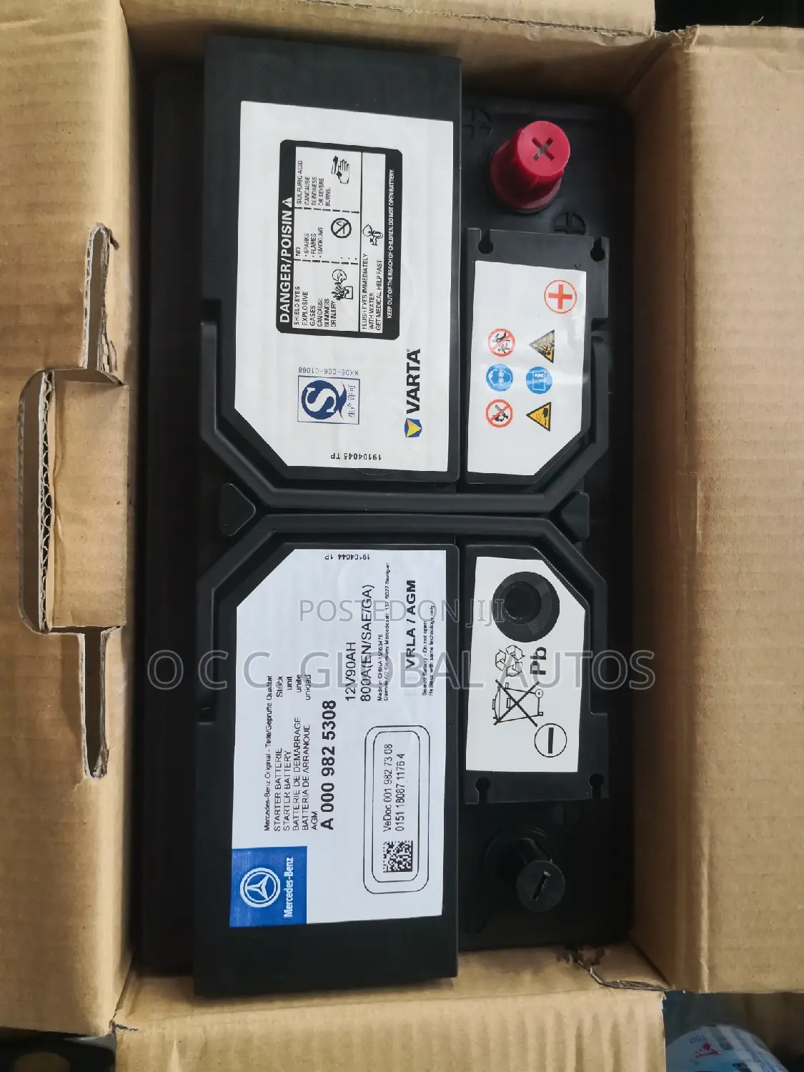 Mercedes Benz Battery 90ah to 95ah