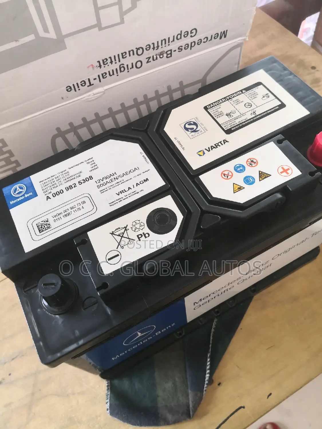 Mercedes Benz Battery 90ah to 95ah
