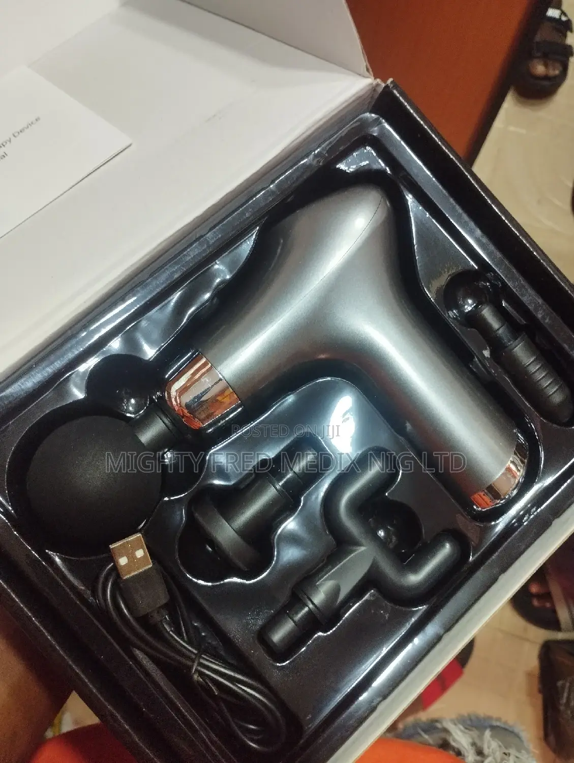 Compact Power Massager 4 Interchangeable Heads