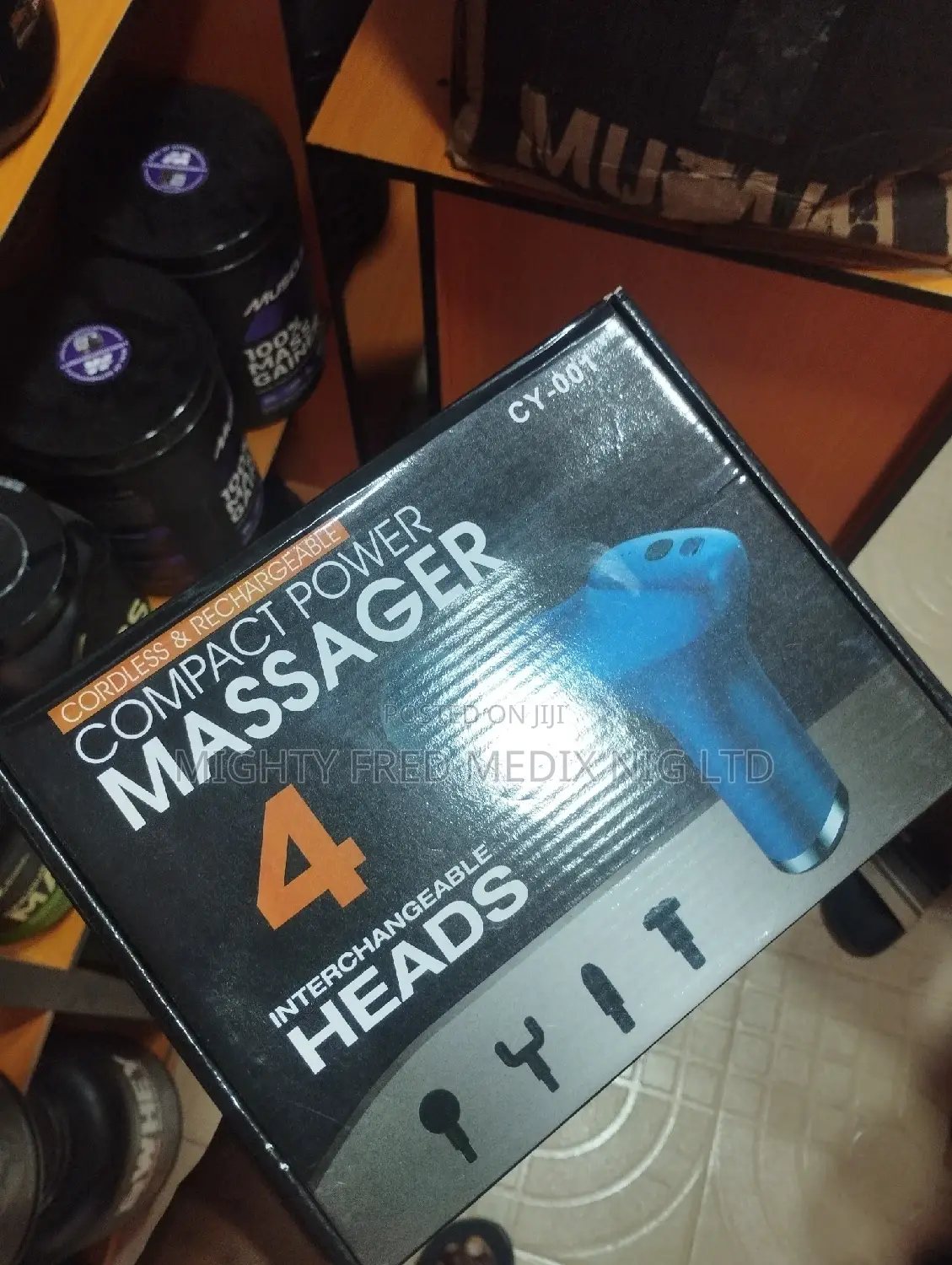 Compact Power Massager 4 Interchangeable Heads