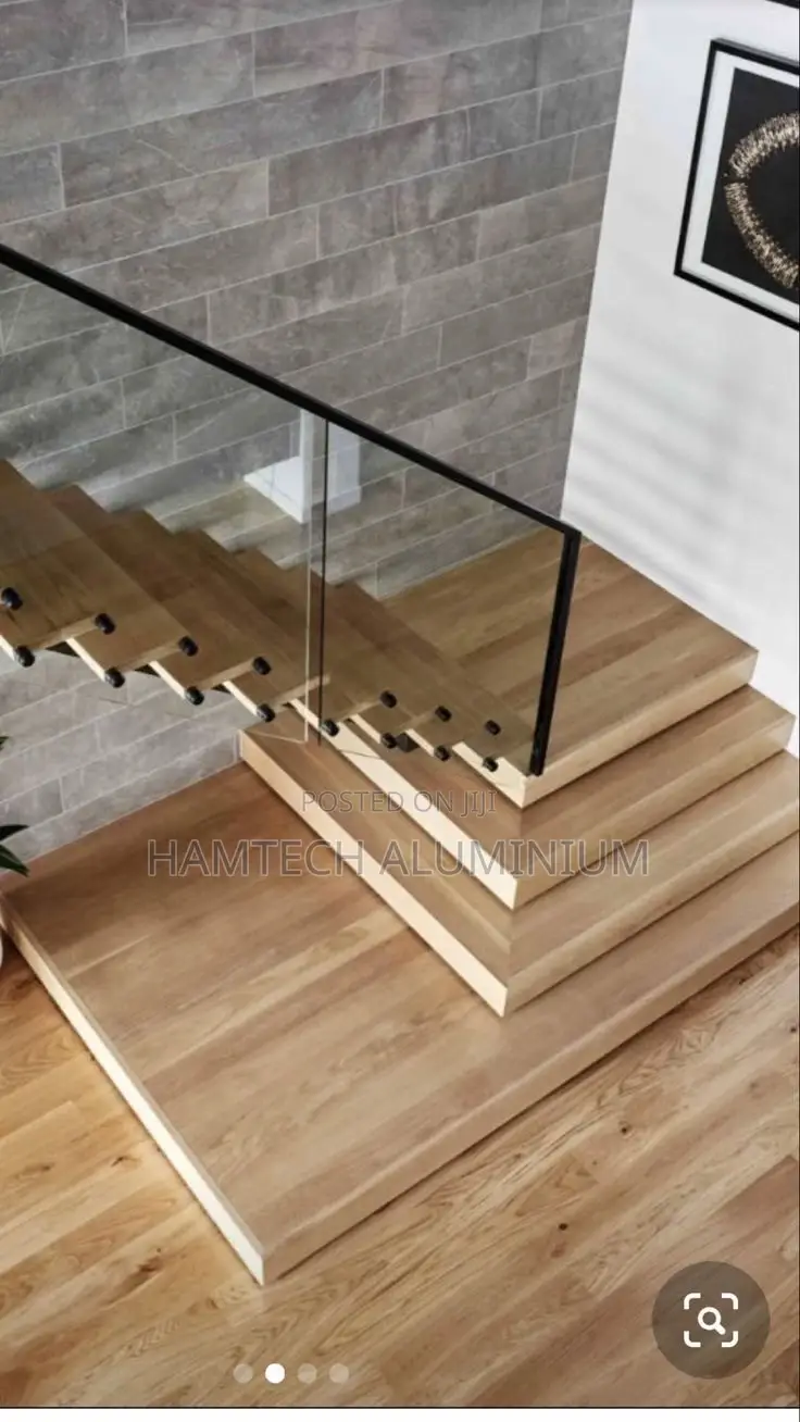 Modern Balustrade Wood Staircase