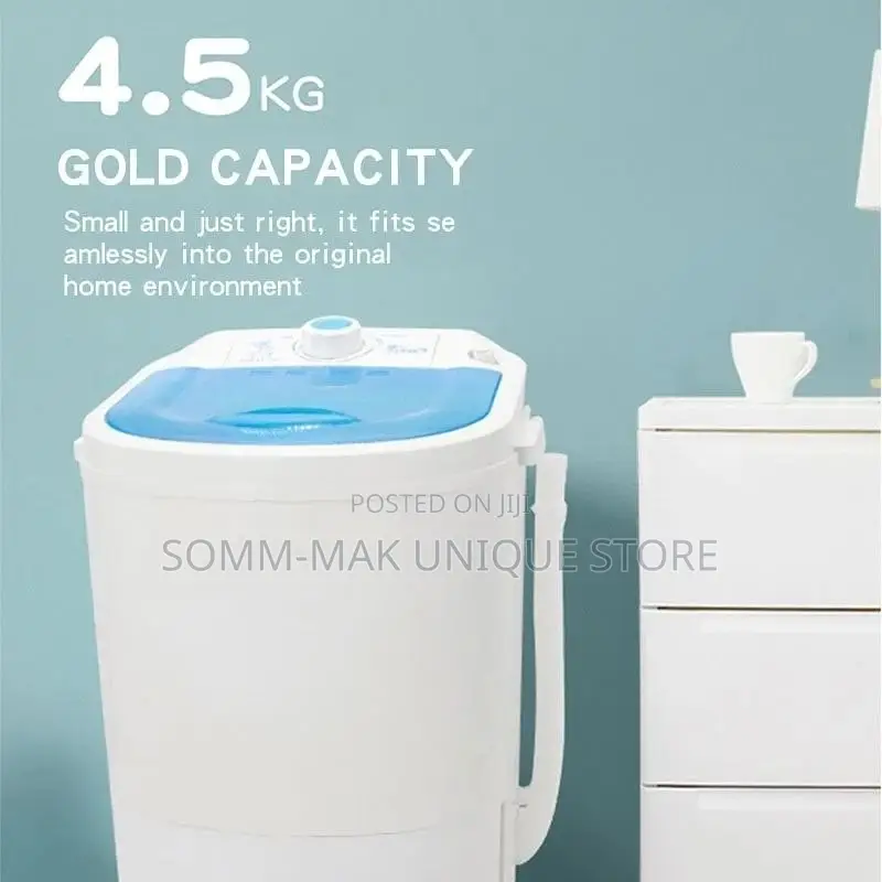 Mini Washing Machine 4.5kg With Spin Basket