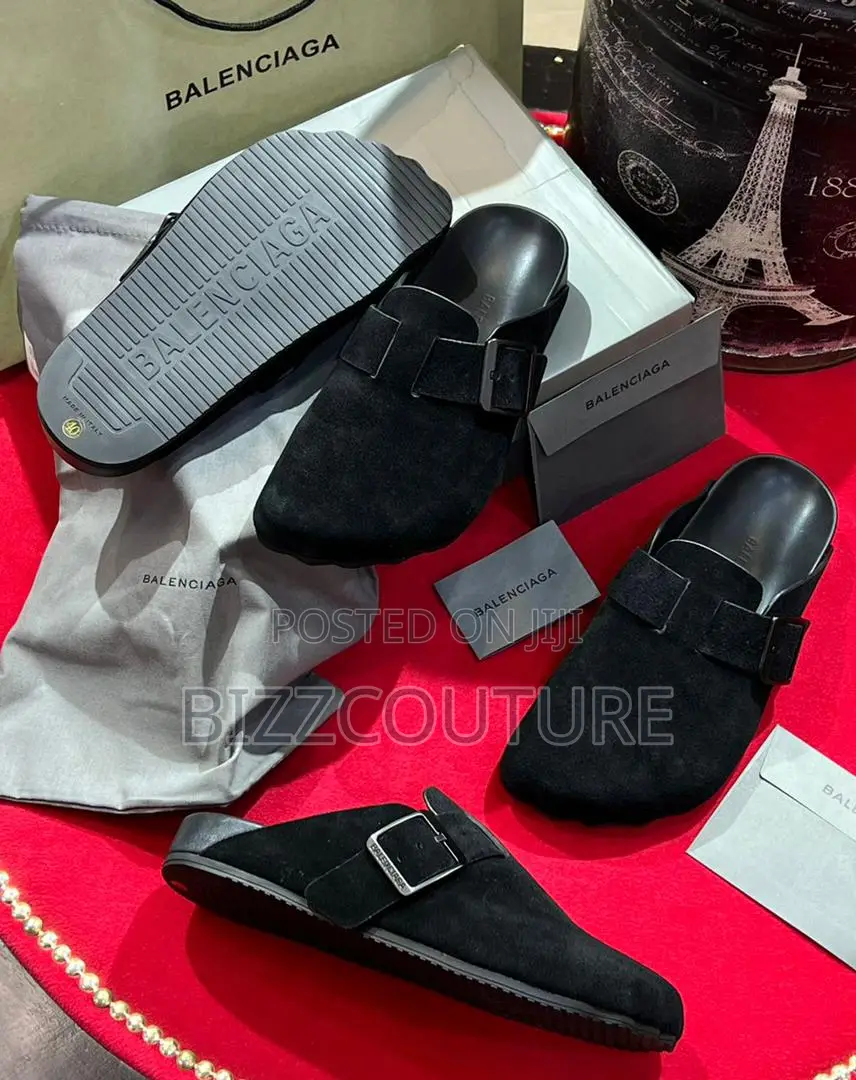 Original BALENCIAGA Half Shoes Available in Store