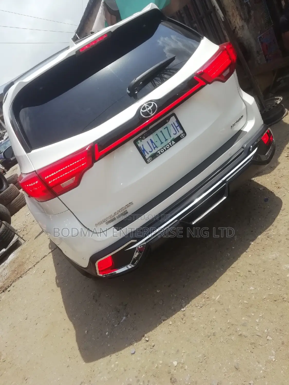 Front and Back Spoiler for Toyota Highlander 2018 :