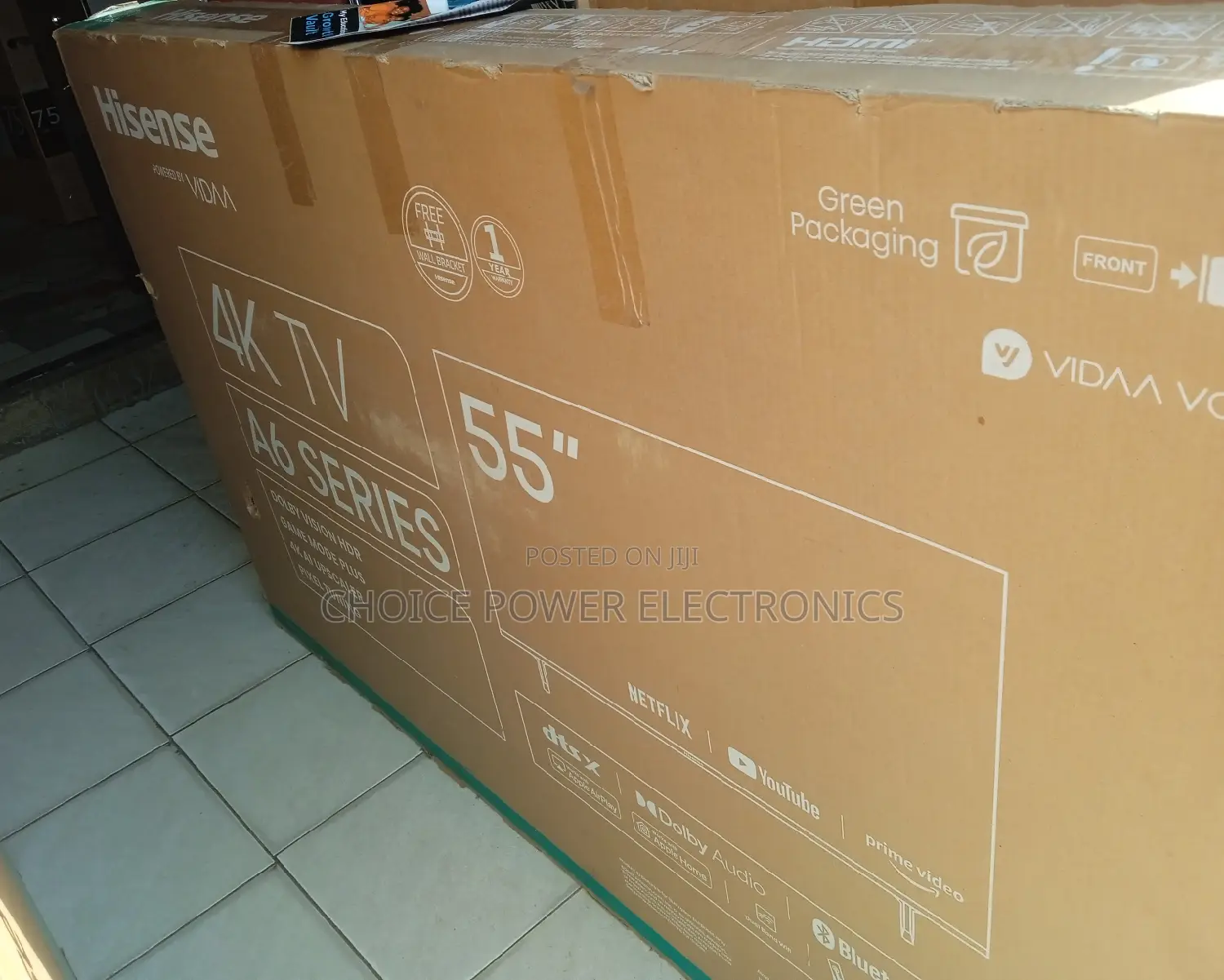 Brand New Hisense Smart Tv Vidaa Display Made by Fouani