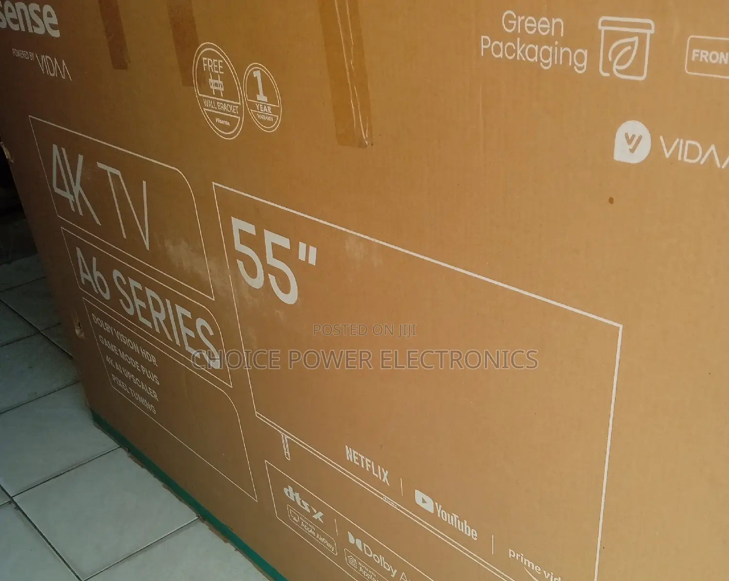 Brand New Hisense Smart Tv Vidaa Display Made by Fouani