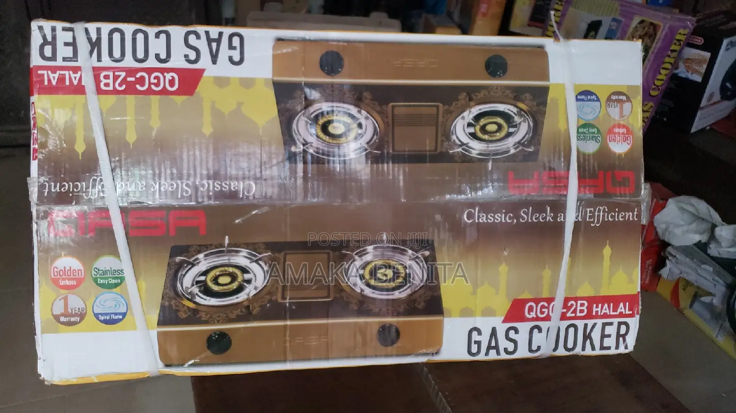 Qasa Table Top Stainless Gas