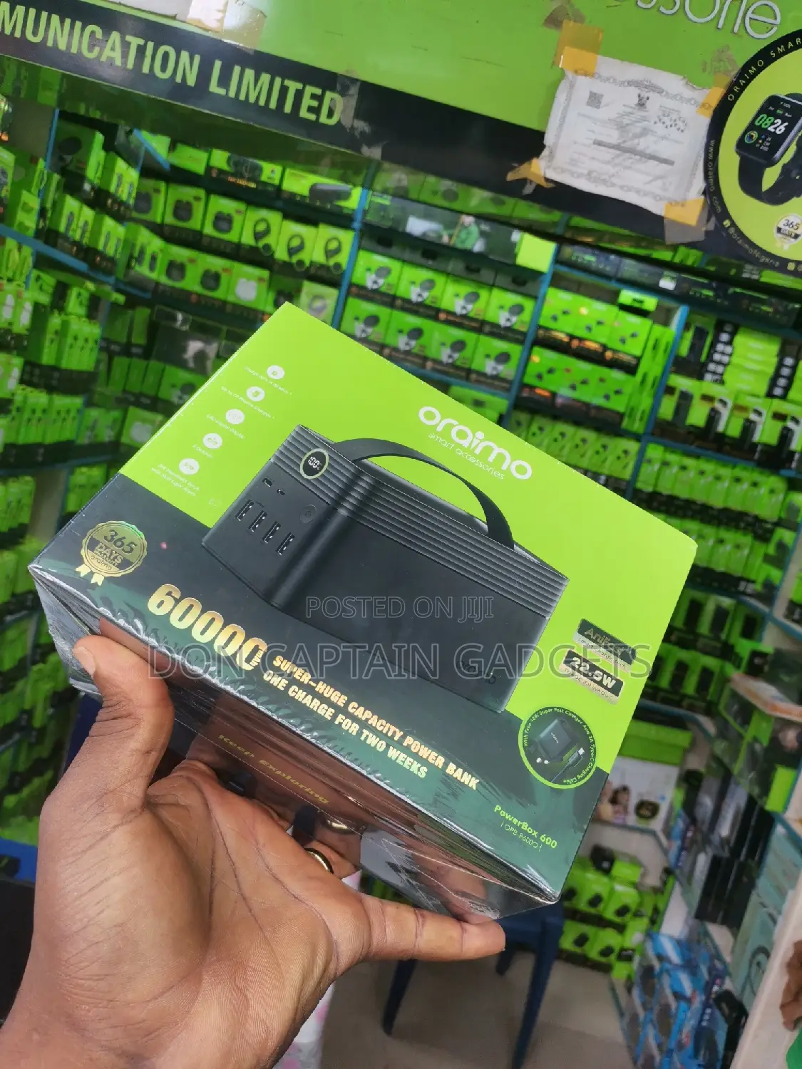 60000mah Oraimo Power Bank 22.5W