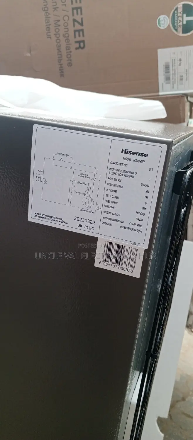 Hisense Upright Freezer