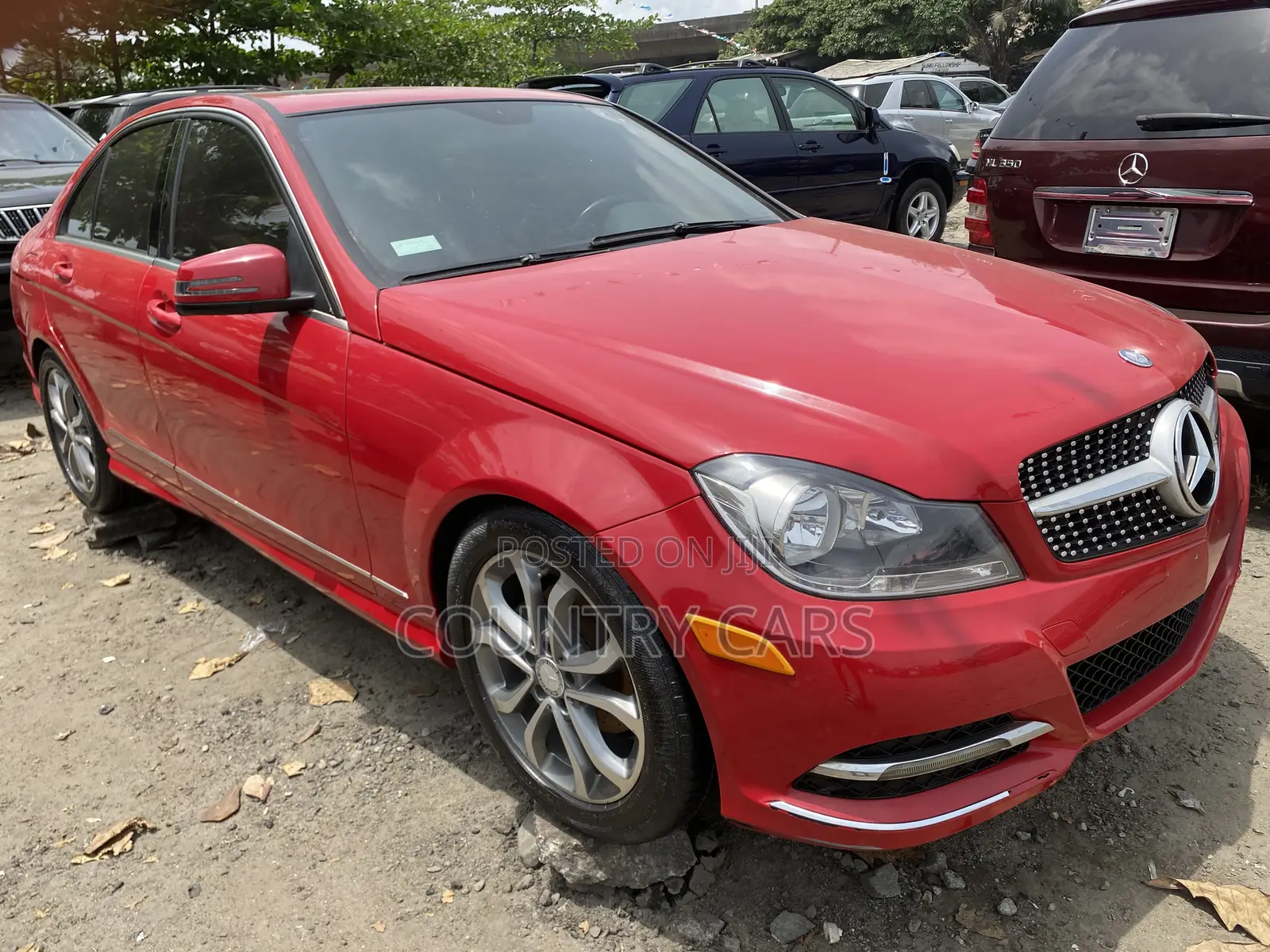Mercedes-Benz C300 2009 Red