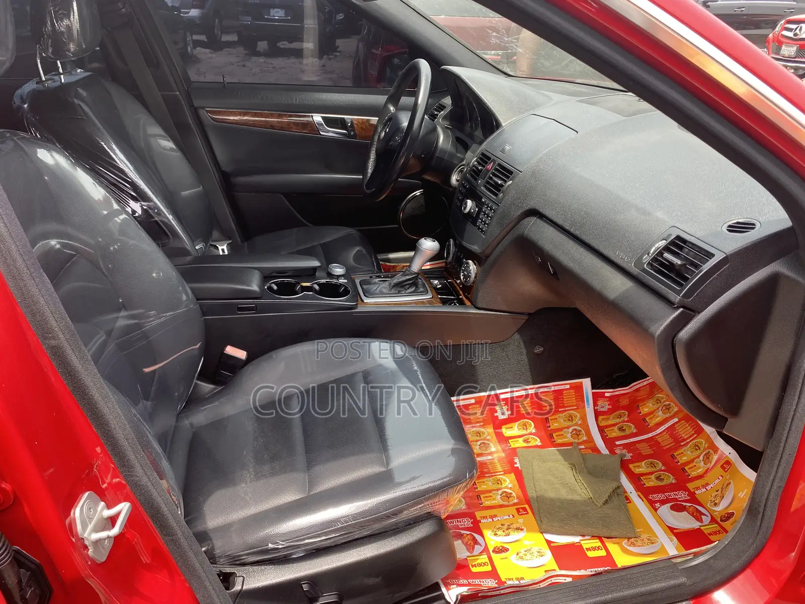 Mercedes-Benz C300 2009 Red