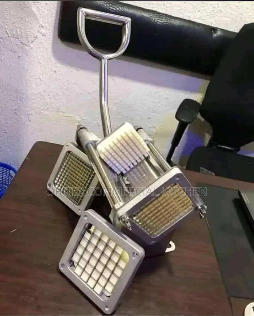Potatoes and Plantain. Manual Dicer Machine