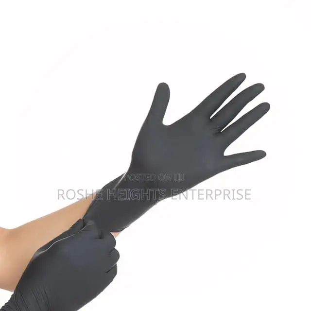 Black Nitrile Gloves