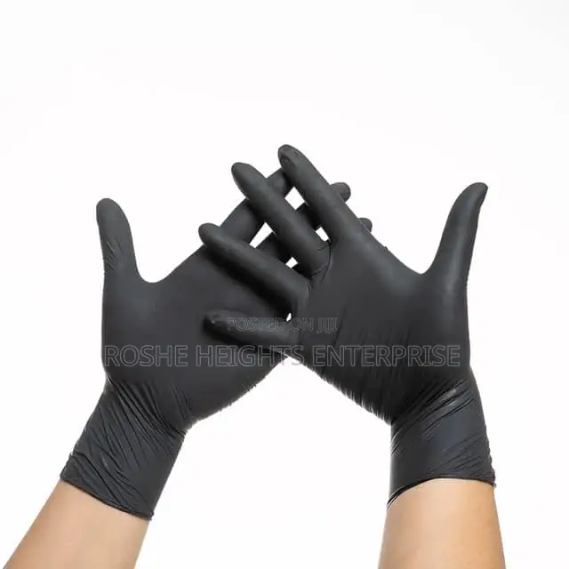 Black Nitrile Gloves