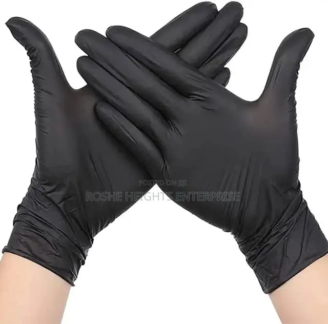 Black Nitrile Gloves