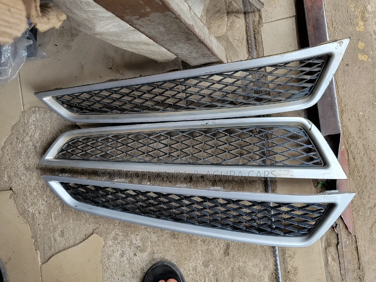 Front Bumper GARNISH Acura MDX 2010-13