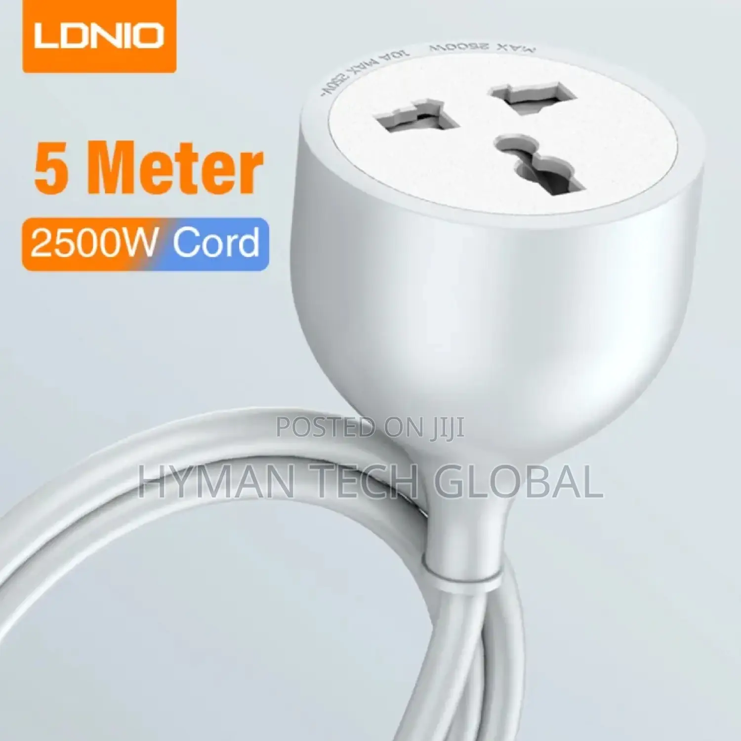 LDNIO SC1017 Universal UK 5m Extension Power Cord