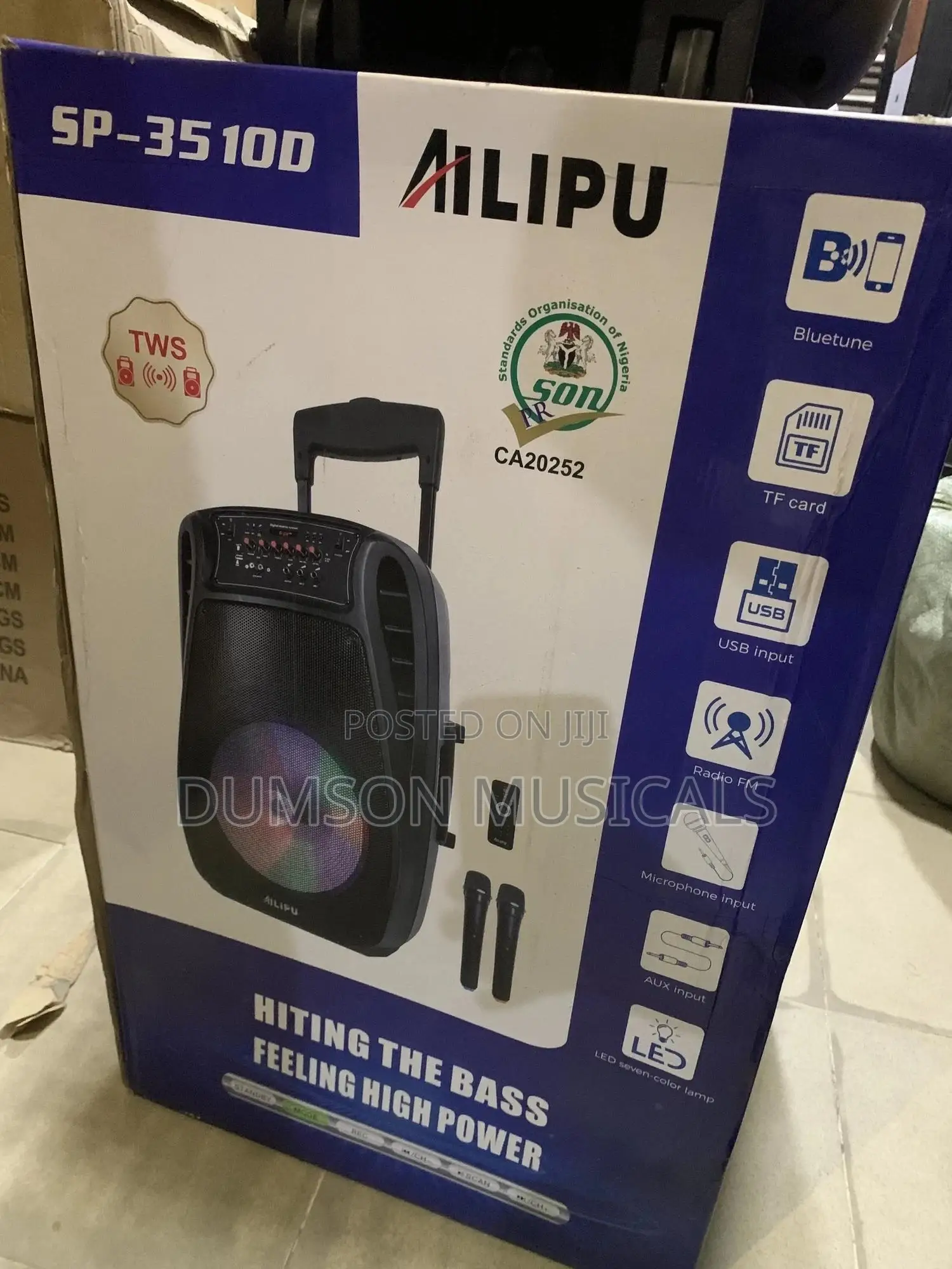 Ailipu Sp-3510d 15 Inches Reachable Pa System