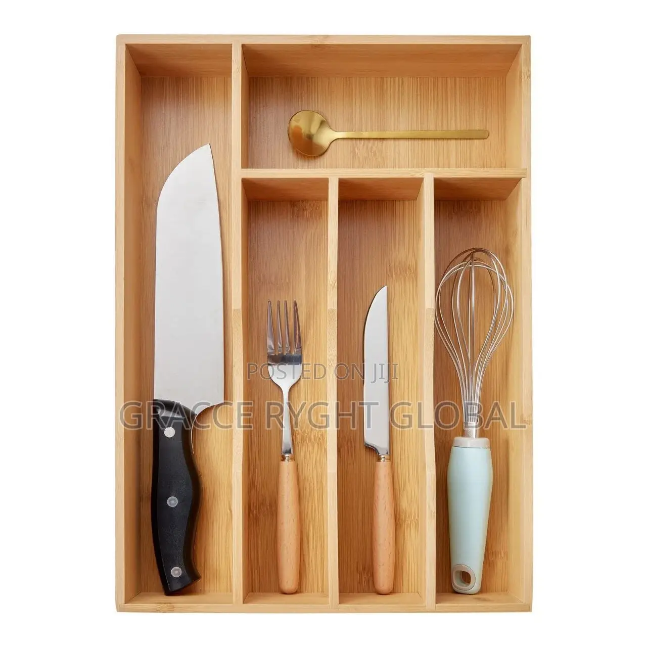 Wooden Cutlery Organizer / Tray