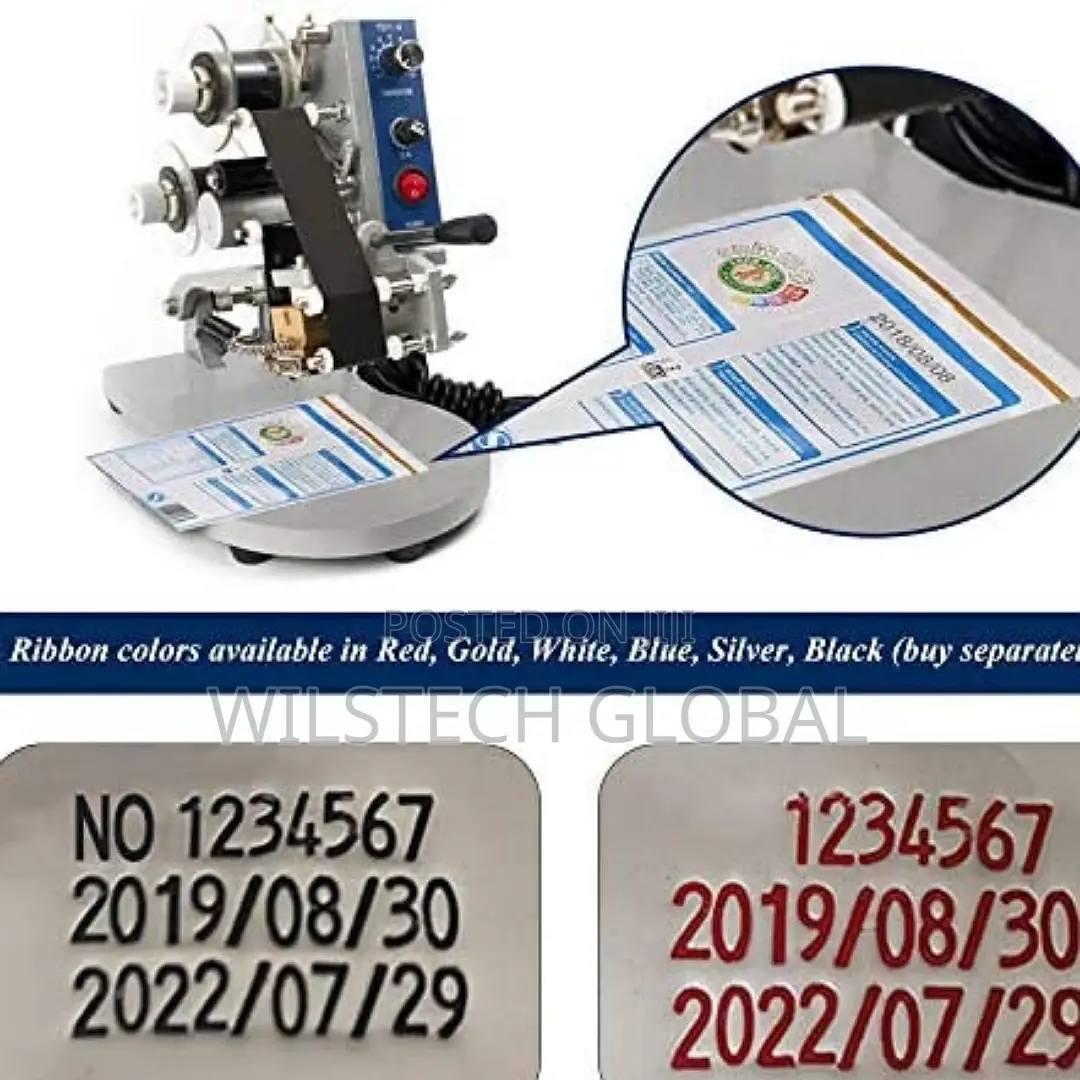 Dy8 Hot Stamp Expiry Date, Batch Coding Machine
