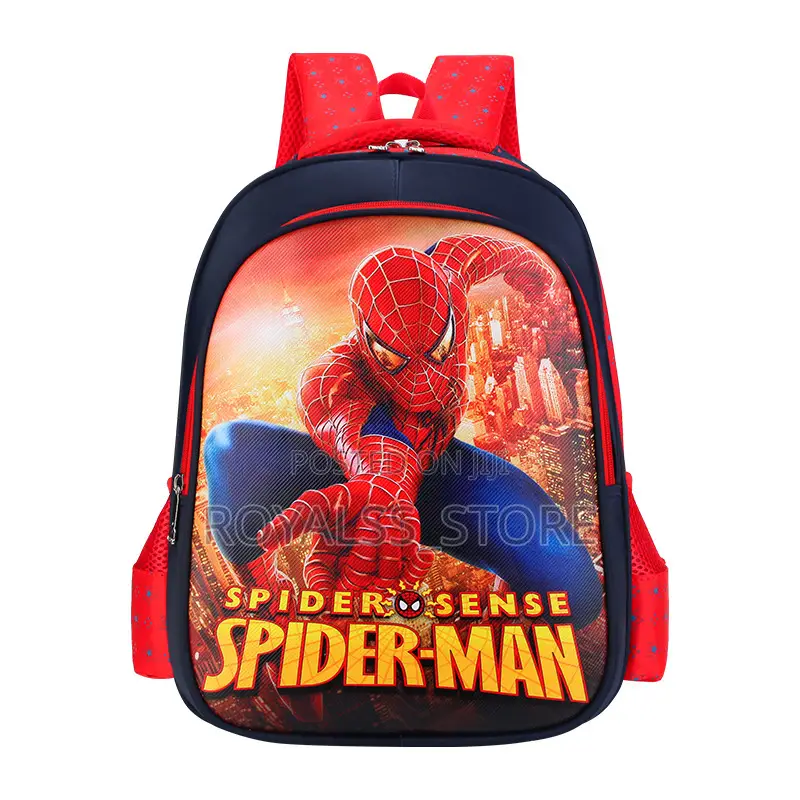 High Quality Unisex Spiderman School Bag