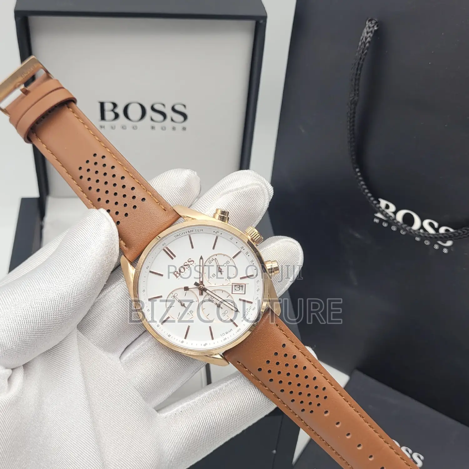 Original TISSOT Leather Strap Watch Available in Store