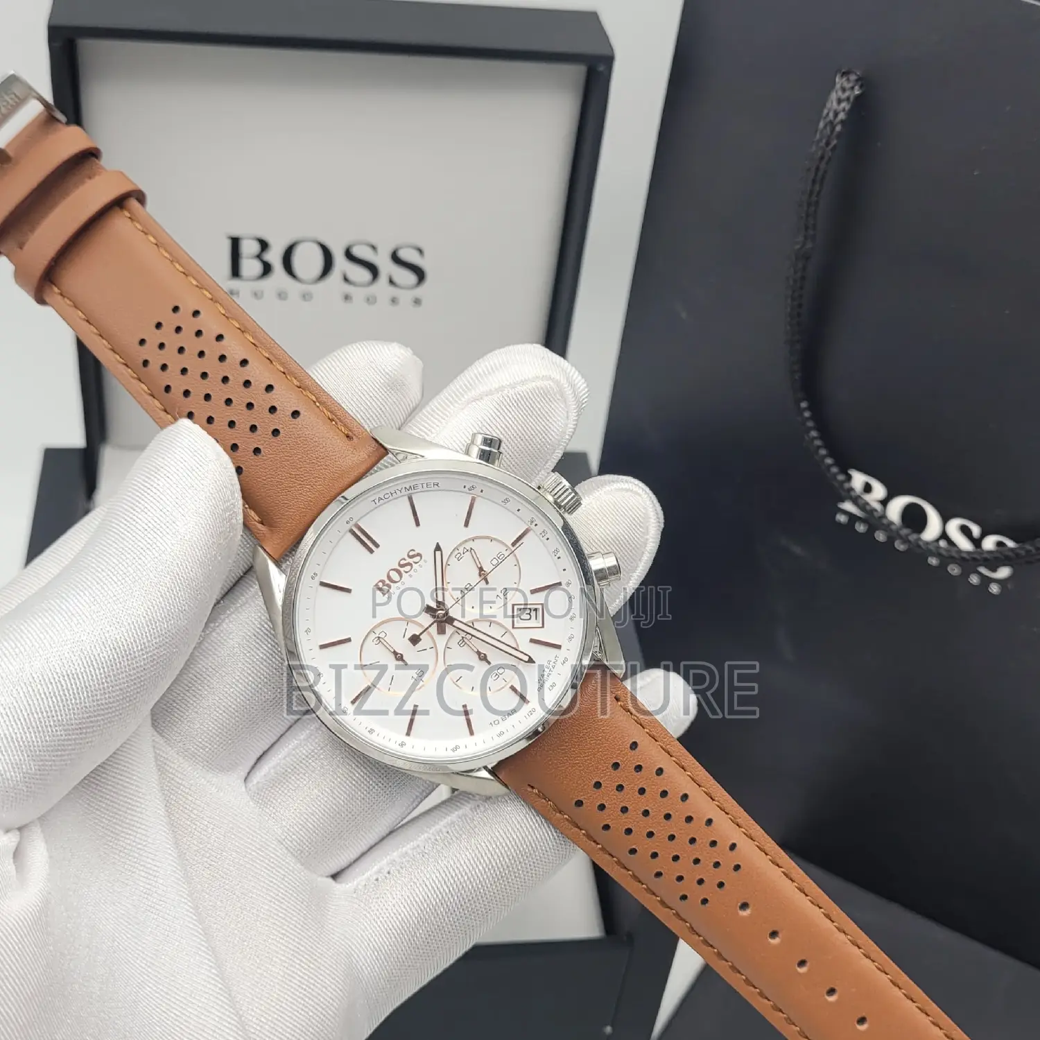Original TISSOT Leather Strap Watch Available in Store