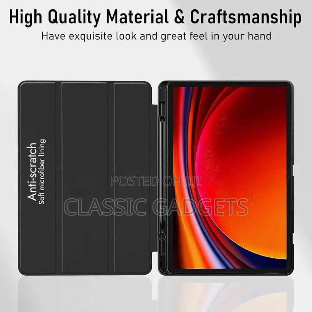 Auto Sleep/Wake Flip Cover for Galaxy Tab S9 Fe