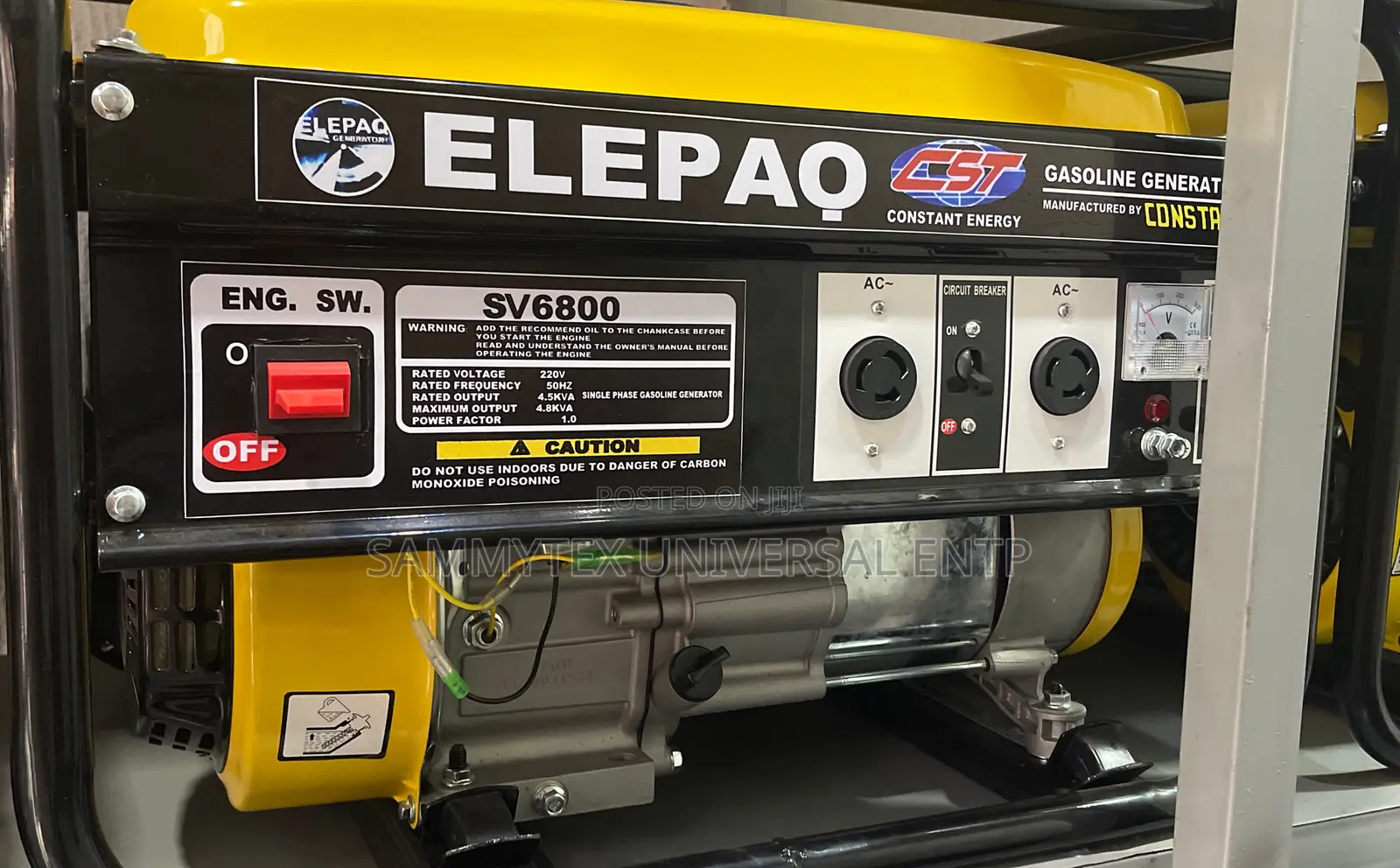 Brand New Elepaq 6800 Petrol Generator 100% Copper Coil