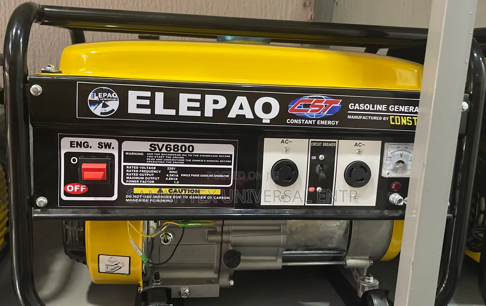 Brand New Elepaq 6800 Petrol Generator 100% Copper Coil
