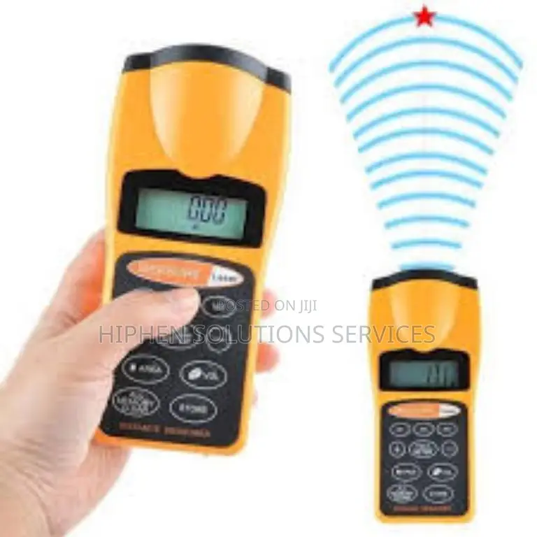 Ultrasonic Laser Pointer Distance Measure Meter Tester